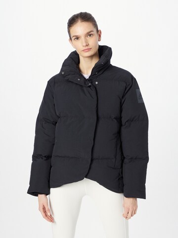 Veste outdoor 'Big Baffle Down' ADIDAS SPORTSWEAR en noir : devant