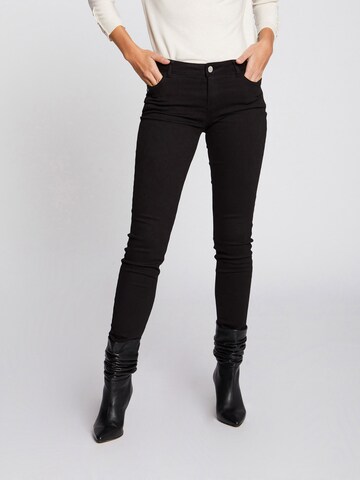 Morgan Skinny Jeans 'PETRA' i svart: framsida