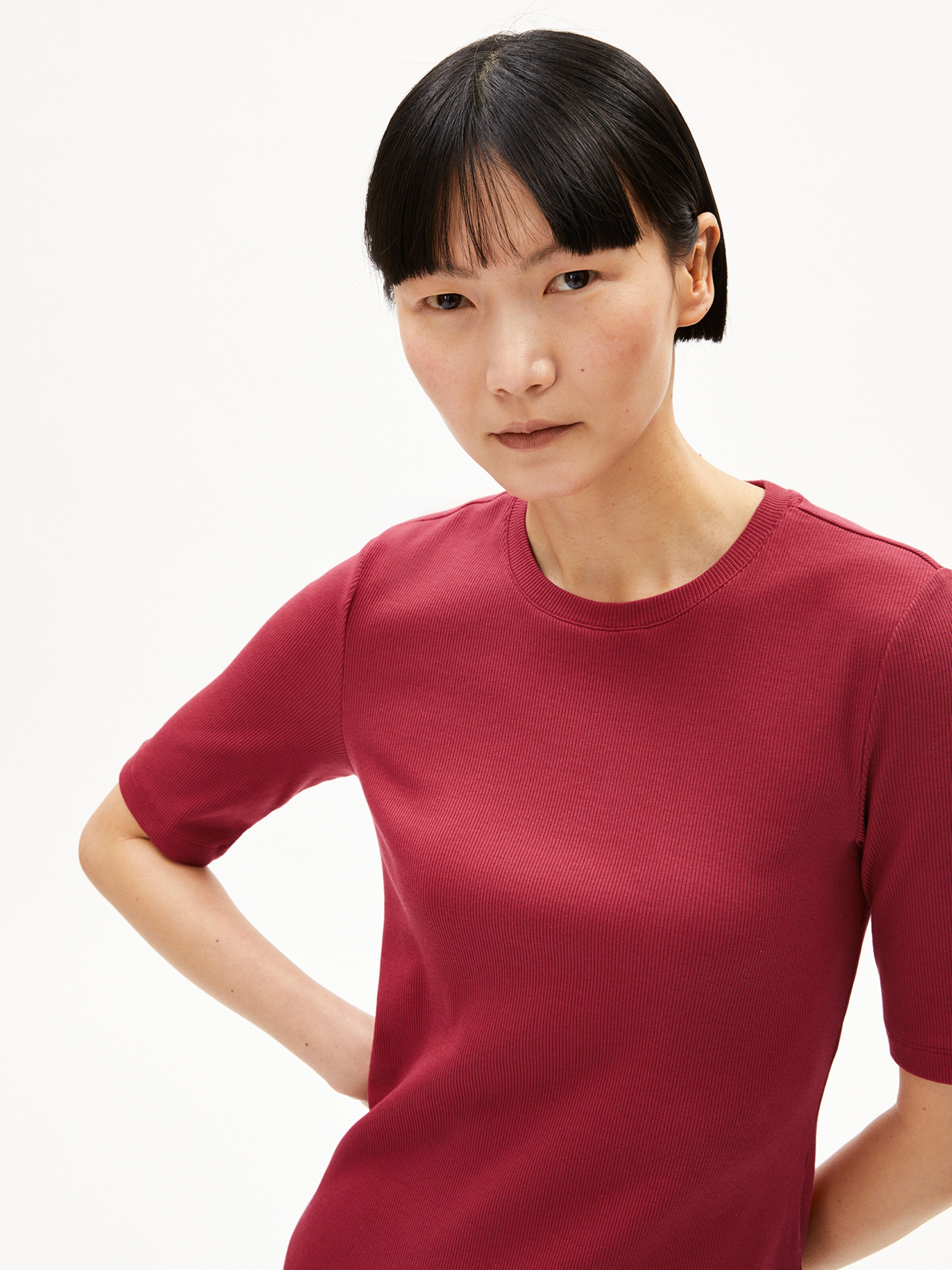 ARMEDANGELS Dress in Red: front