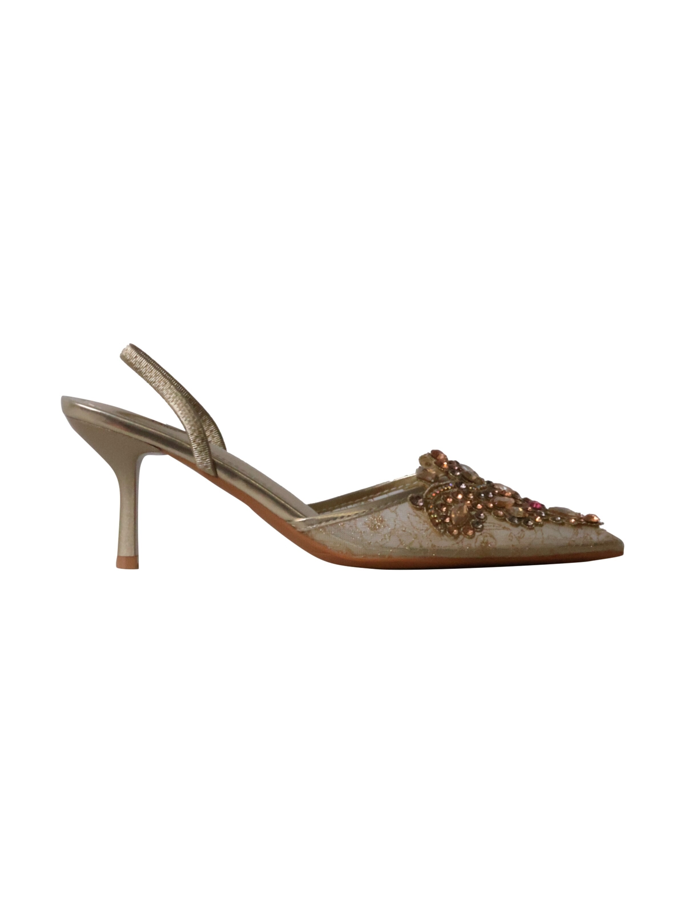 Stephan - Zapatos con plataforma 'Pumps zum Hineinschlüpfen' en oro