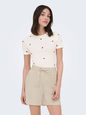 JDY Shirt 'JDYLUCKY' in White: front