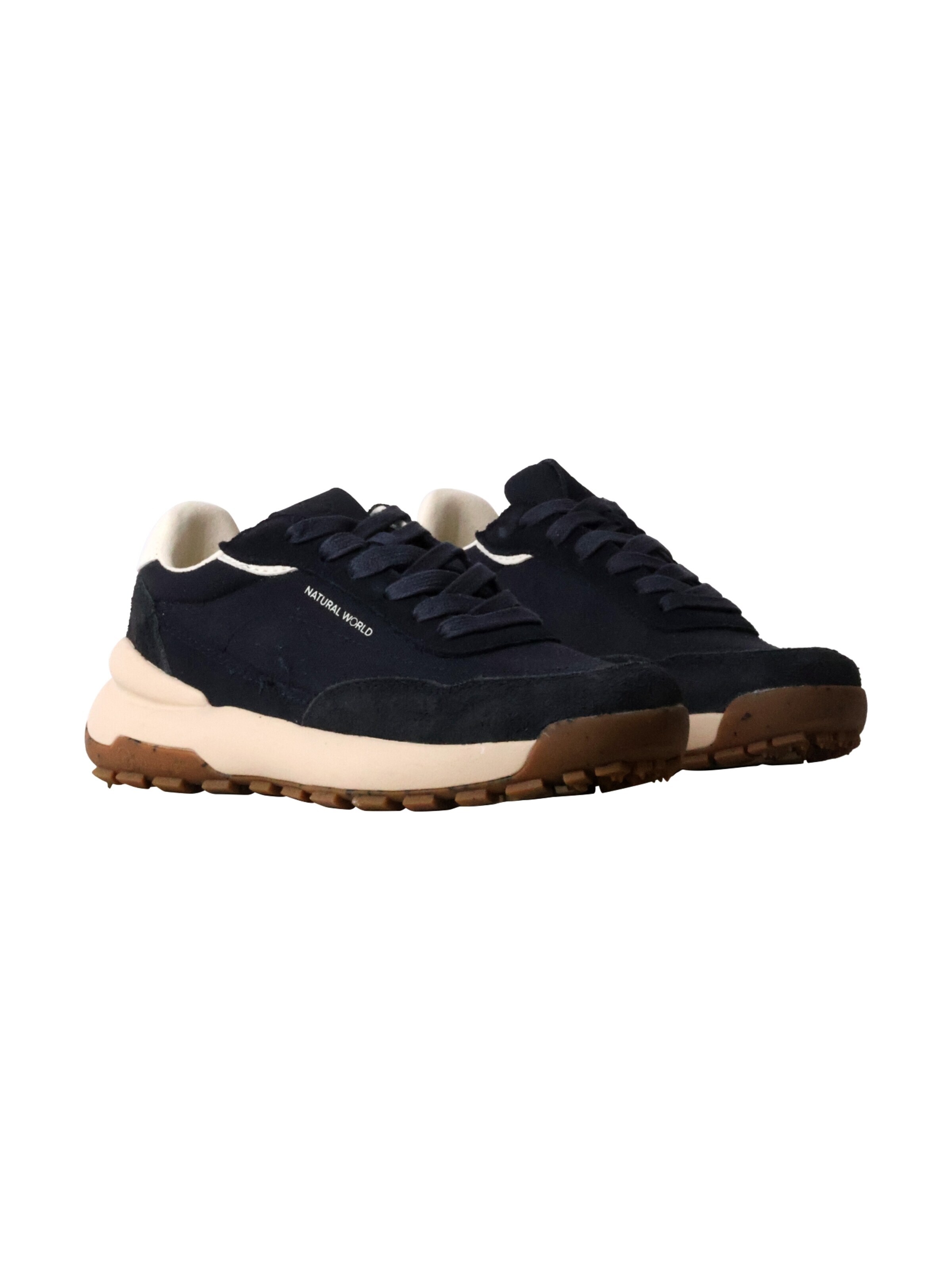 Tamaris Athletic lace-up shoe 'Estellencs-Sneaker aus Leder' in Blue