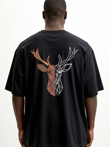 Trendyol - Camiseta en negro: frente