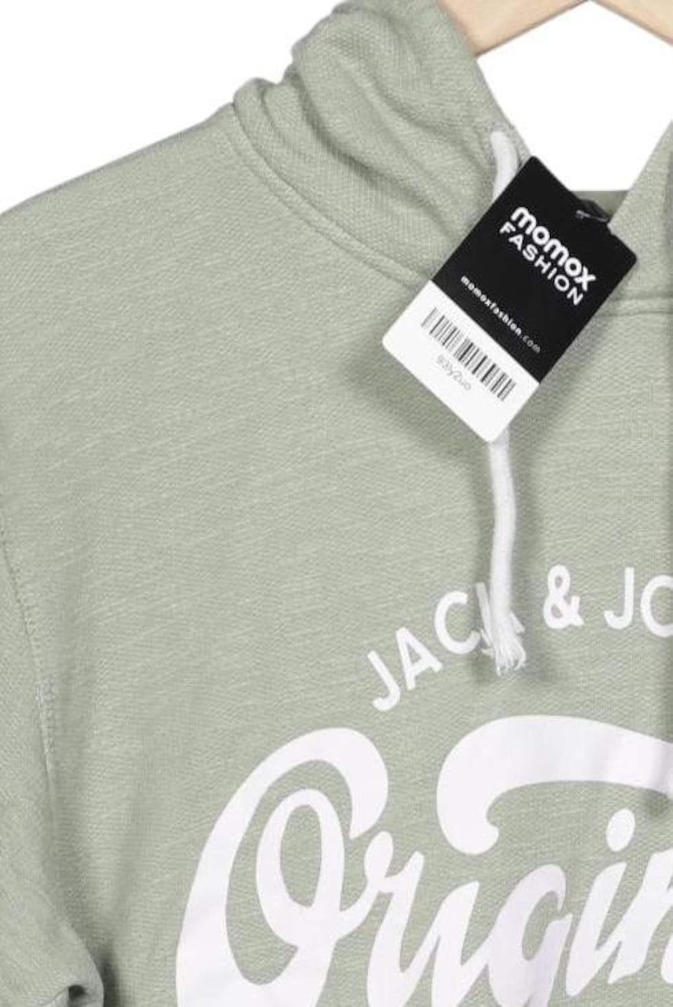 JACK & JONES Sweatshirt & Zip-Up Hoodie in L in Green