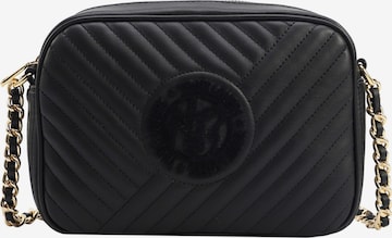 Y Not? Crossbody Bag 'Round' in Black: front