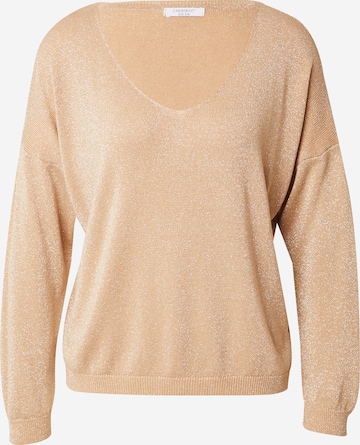 ZABAIONE Sweater 'Va44nessa' in Gold: front