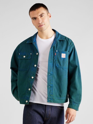 LEVI'S ® Between-Season Jacket 'Sunrise Trucker' in Green: front