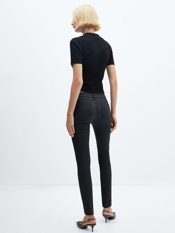 MANGO Regular Jeans in Schwarz