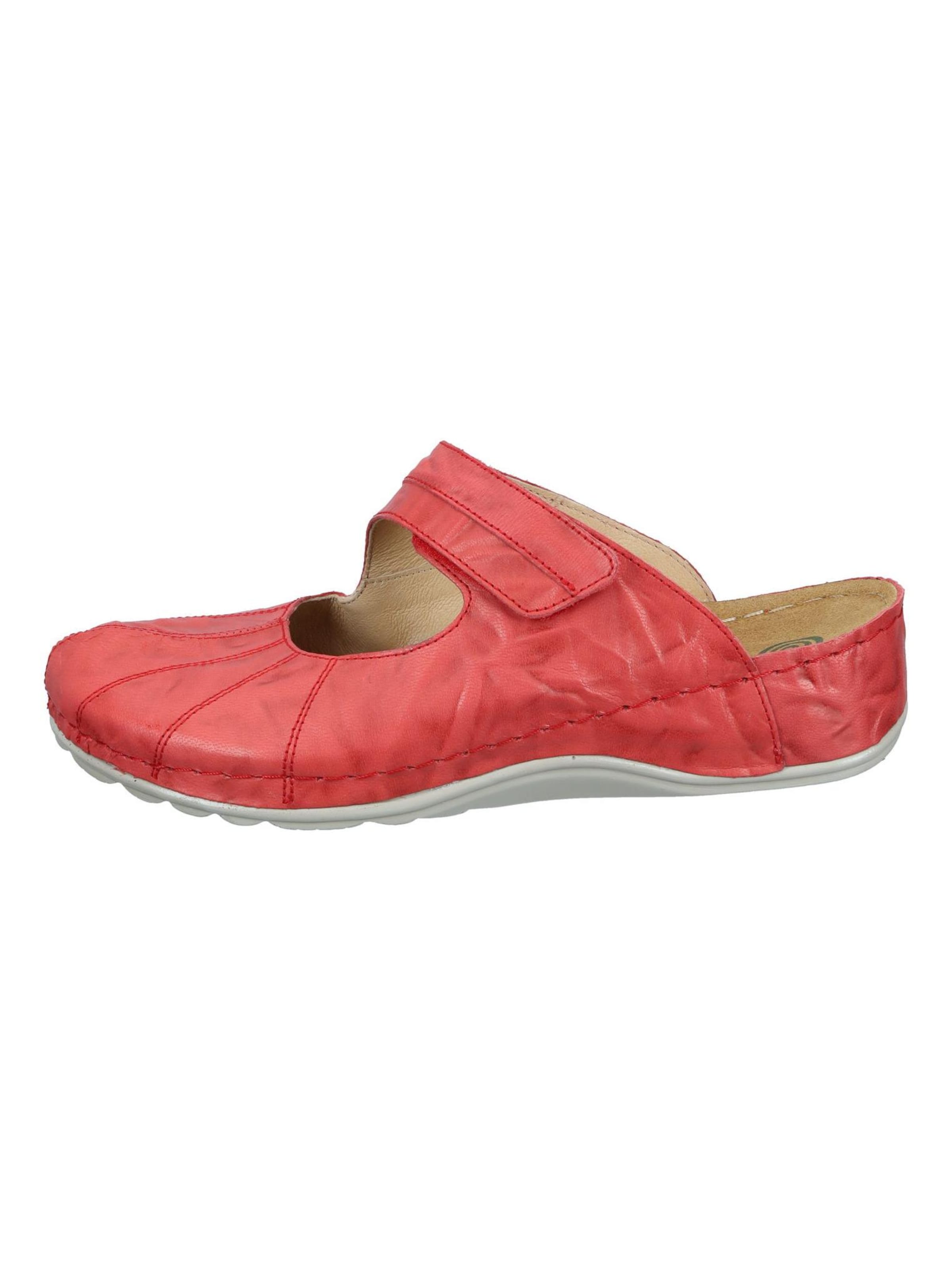 DR. BRINKMANN Mules 'SAGUNT' in Red