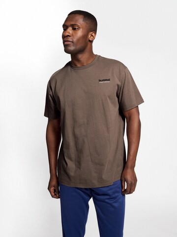 T-Shirt fonctionnel 'LEGACY NATE' Hummel en marron : devant