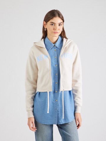 Veste de survêtement 'Maja' STUDIO SELECT en beige : devant