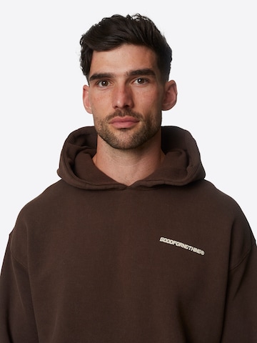 Good For Nothing Sweatshirt i brun