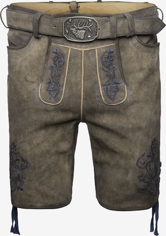 SPIETH & WENSKY - Calças 'Fendo' em castanho: frente