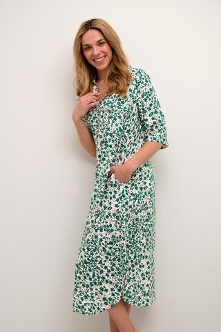 Kaffe Dress 'Solvej' in Green