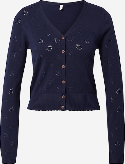 Blutsgeschwister Strickjacke 'Save the World' in navy, Produktansicht