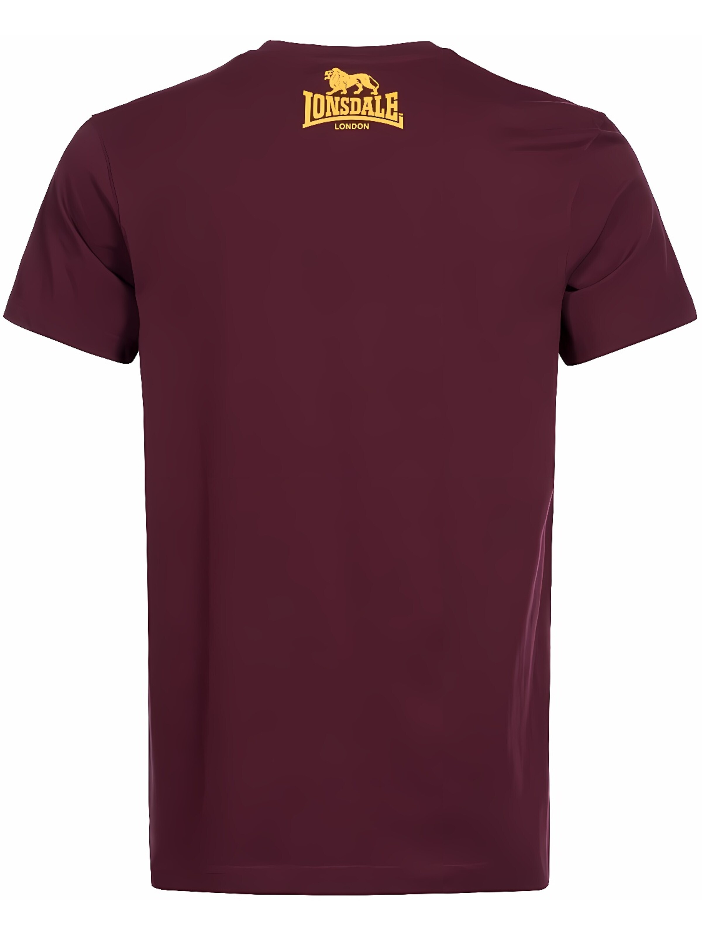 LONSDALE Shirt 'Logo' in Red