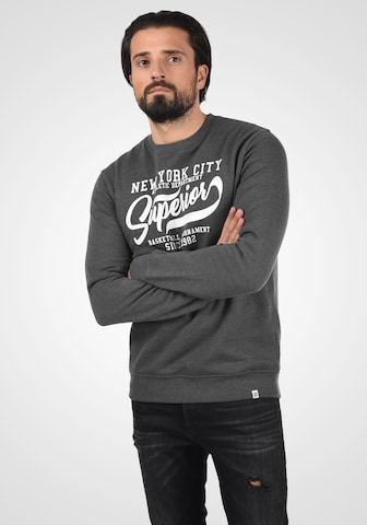 INDICODE JEANS Sweatshirt 'Galilero' in Grau: predná strana