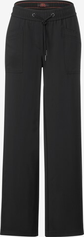 CECIL Loose fit Pants in Black: front