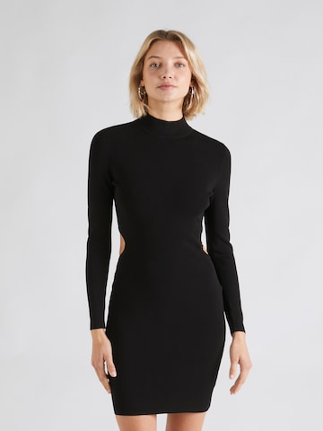 MICHAEL Michael Kors - Vestido de malha em preto: frente