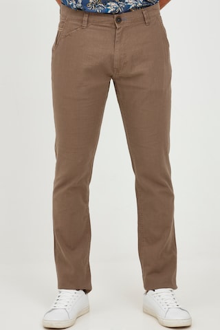 BLEND Regular Chino in Bruin: voorkant