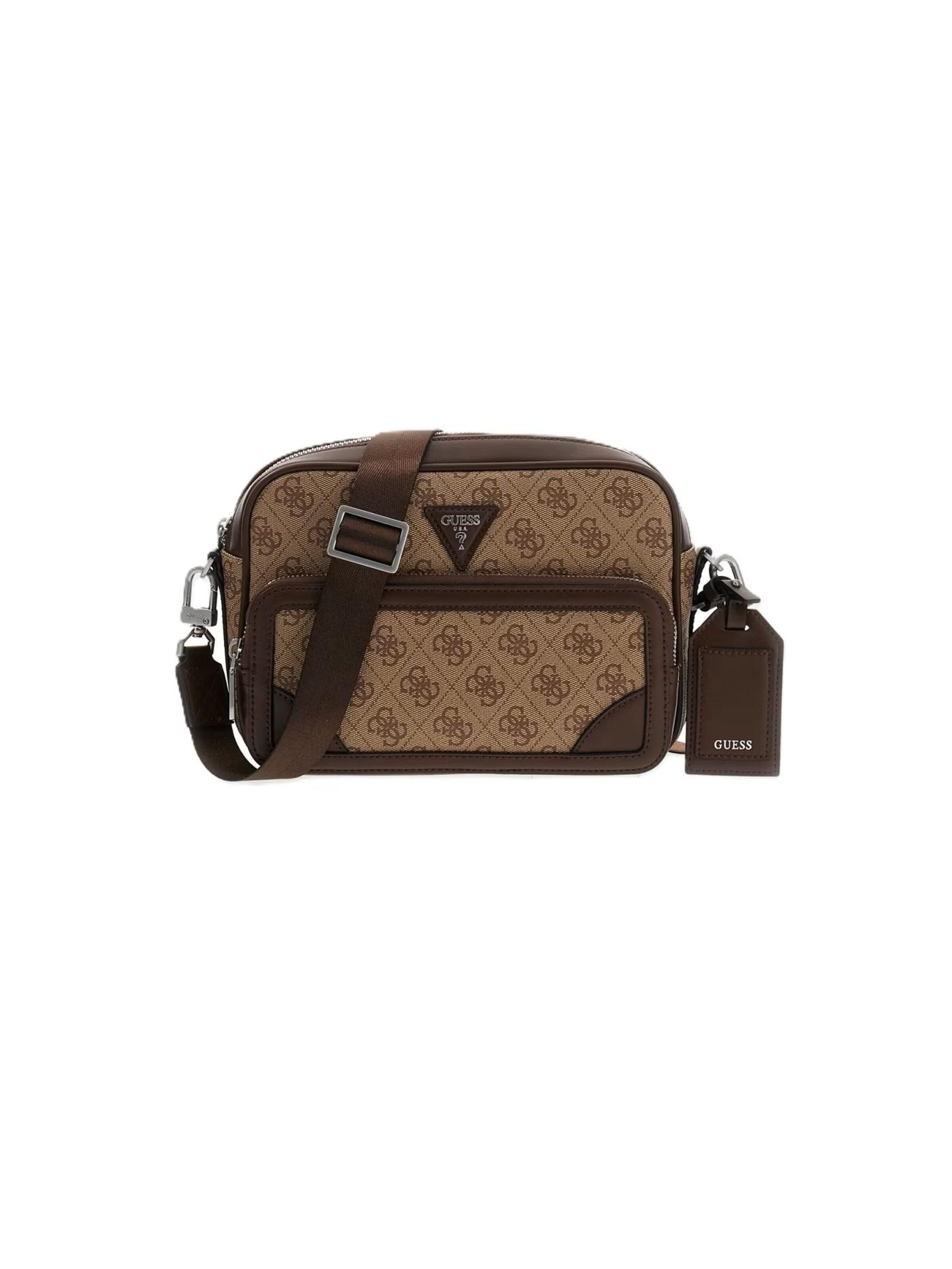 Borsa a tracolla 'HMMILLP6222' di GUESS in marrone: frontale