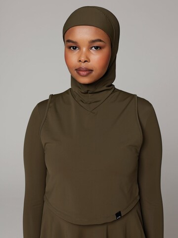 SIYA Swimwear T-shirt Swimsuit 'Hijab' in Green: front