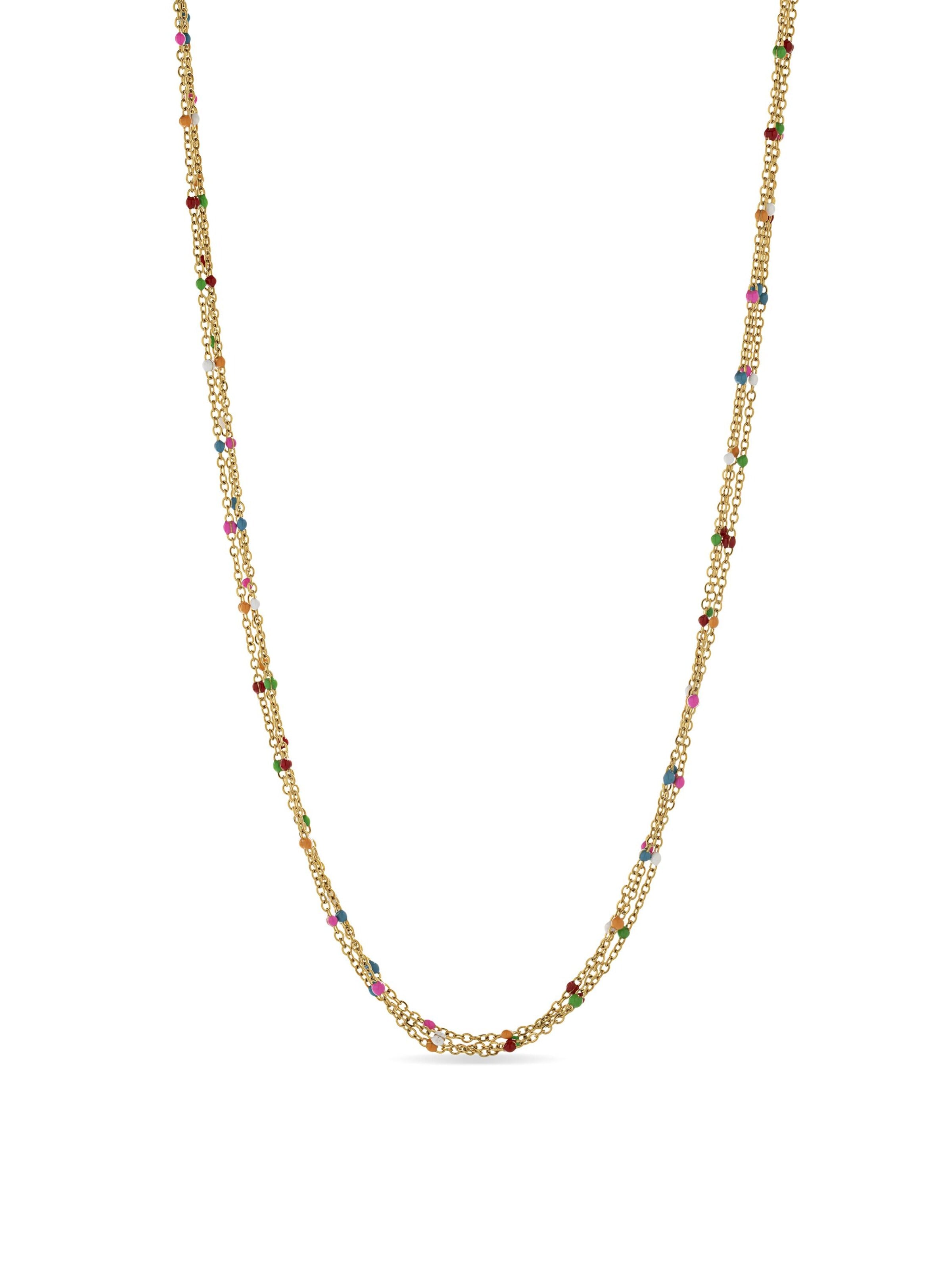Collana 'Yao' di Luxenter in colori misti: frontale