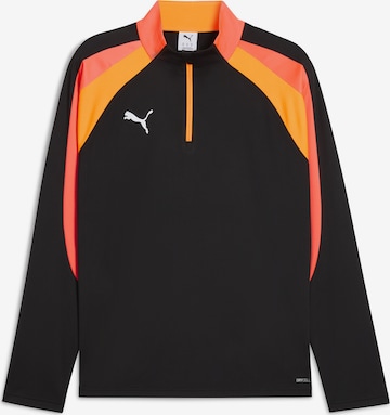 T-Shirt fonctionnel 'IndividualLIGA' PUMA en noir : devant
