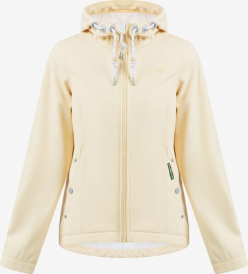 Schmuddelwedda - Chaqueta funcional en beige: frente