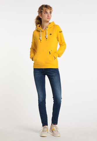 Sweat-shirt Schmuddelwedda en jaune