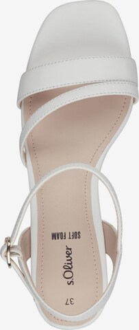 s.Oliver Strap Sandals in White