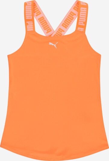 PUMA Sports Top 'Runtrain' in Grey / Orange / White, Item view