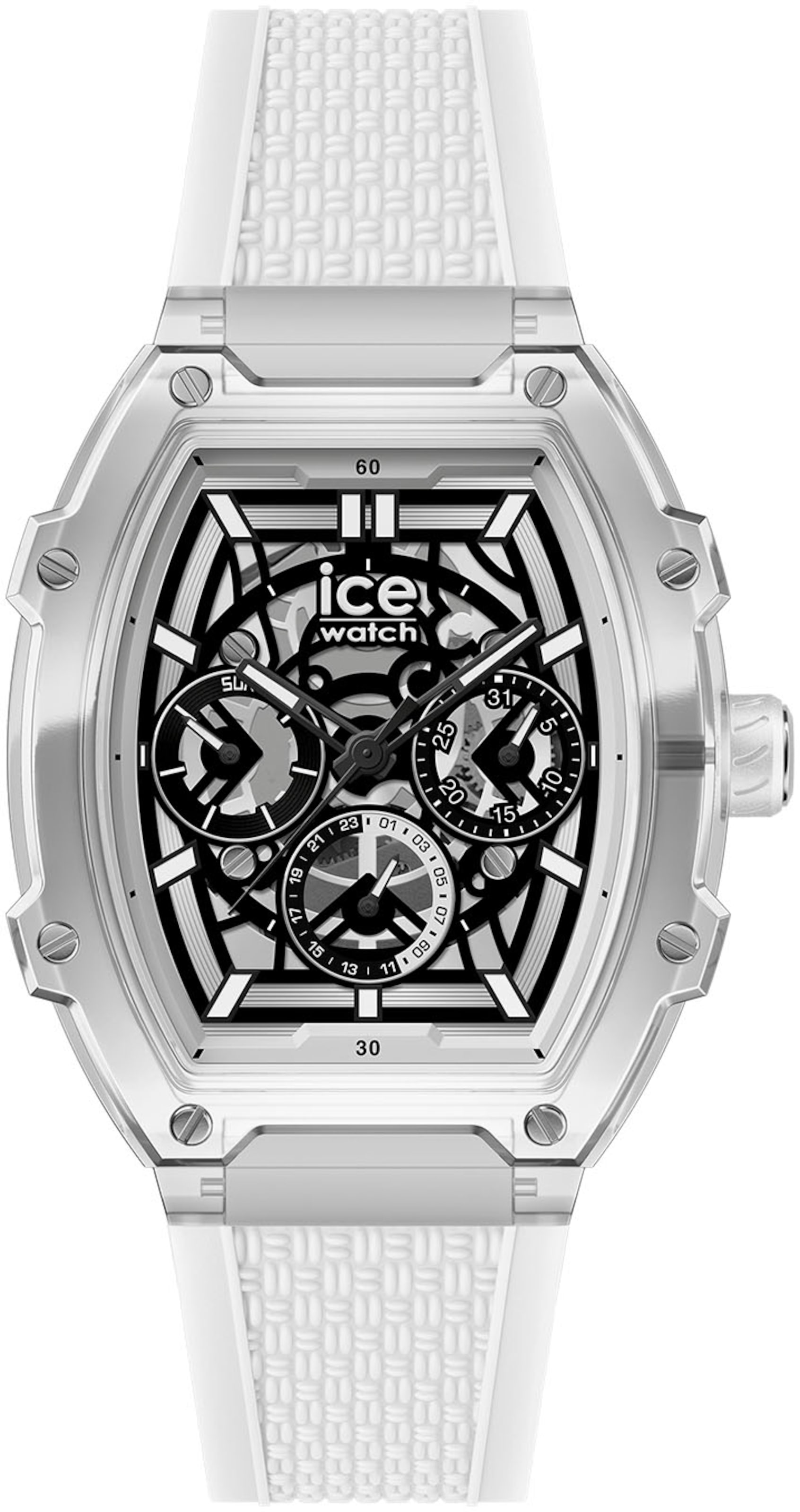 ICE WATCH Analog Watch 'Ice Boliday Clear' in White: front