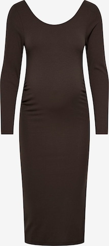 Only Maternity - Vestido 'OLMSANNE' en marrón: frente