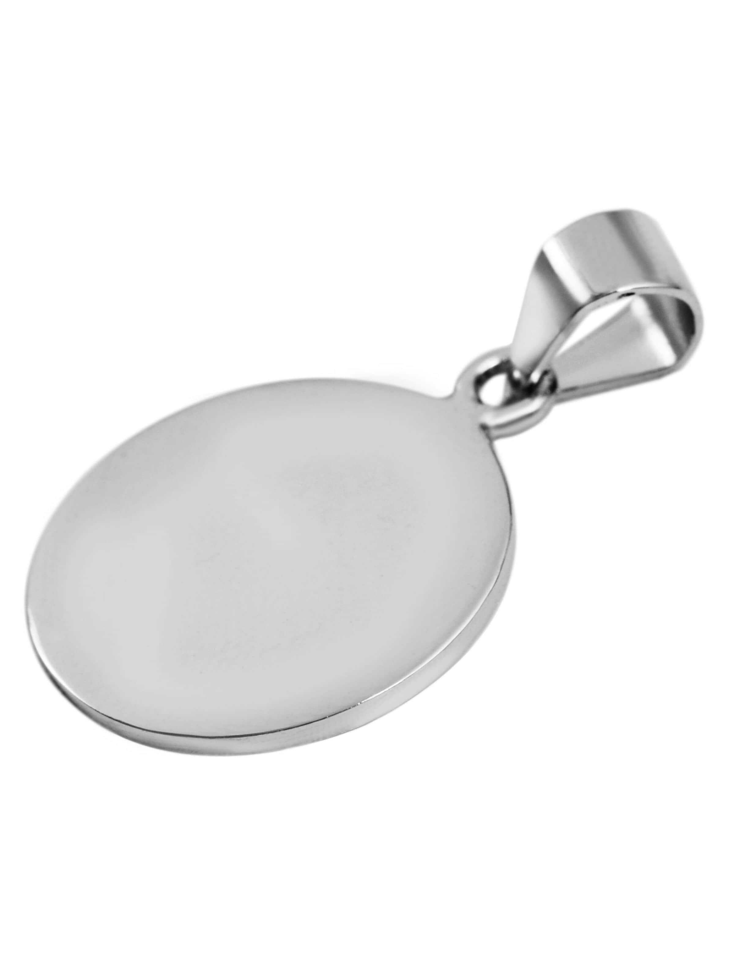 Akzent Pendant '"Ruba" aus 925 Sterlingsilber, rhodiniert, langlebig' in Silver: front