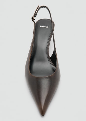 MANGO Slingpumps i brun