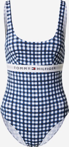 Tommy Hilfiger Underwear Ολόσωμο μαγιό σε μπλε: μπροστά