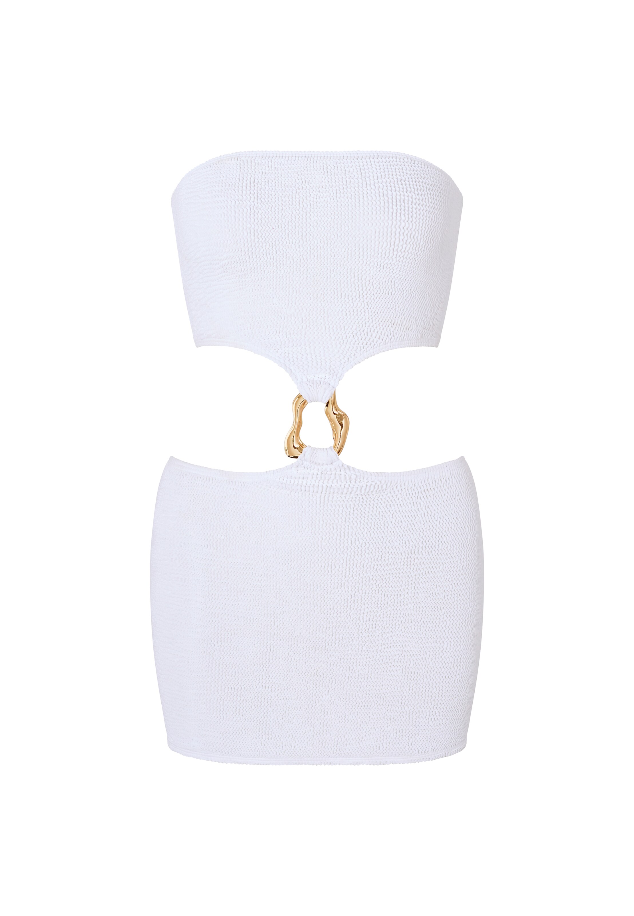 Moda Minx Strandkleid 'Scrunch' in weiß, Produktansicht