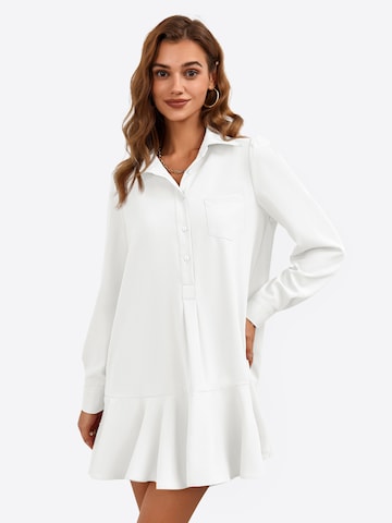 Imily Bela Blusekjole i hvid: forside