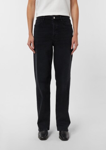 Wide Leg Jean COMMA en noir : devant