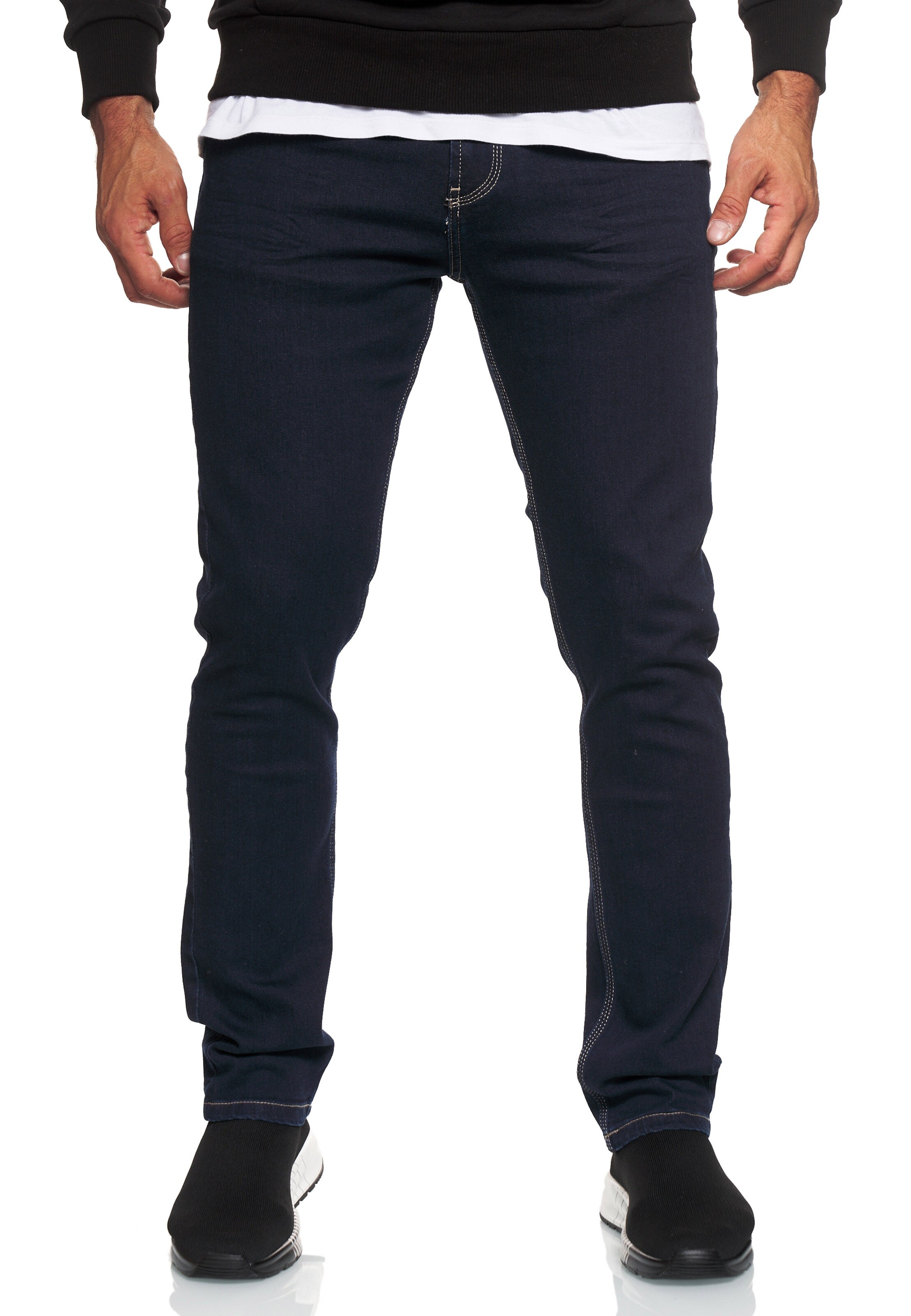 Rusty Neal Slimfit Jeans 'MELVIN' in Blauw: voorkant