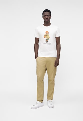 balta Polo Ralph Lauren Marškinėliai