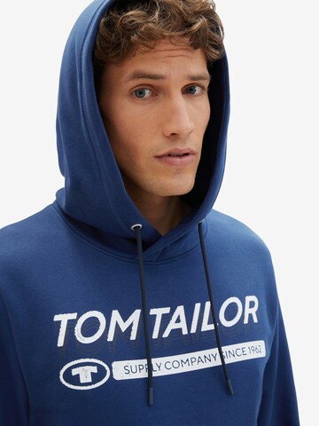 Sweat-shirt TOM TAILOR en bleu