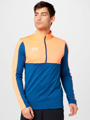 UNDER ARMOUR Performance Shirt 'Challenger' in Blue: front