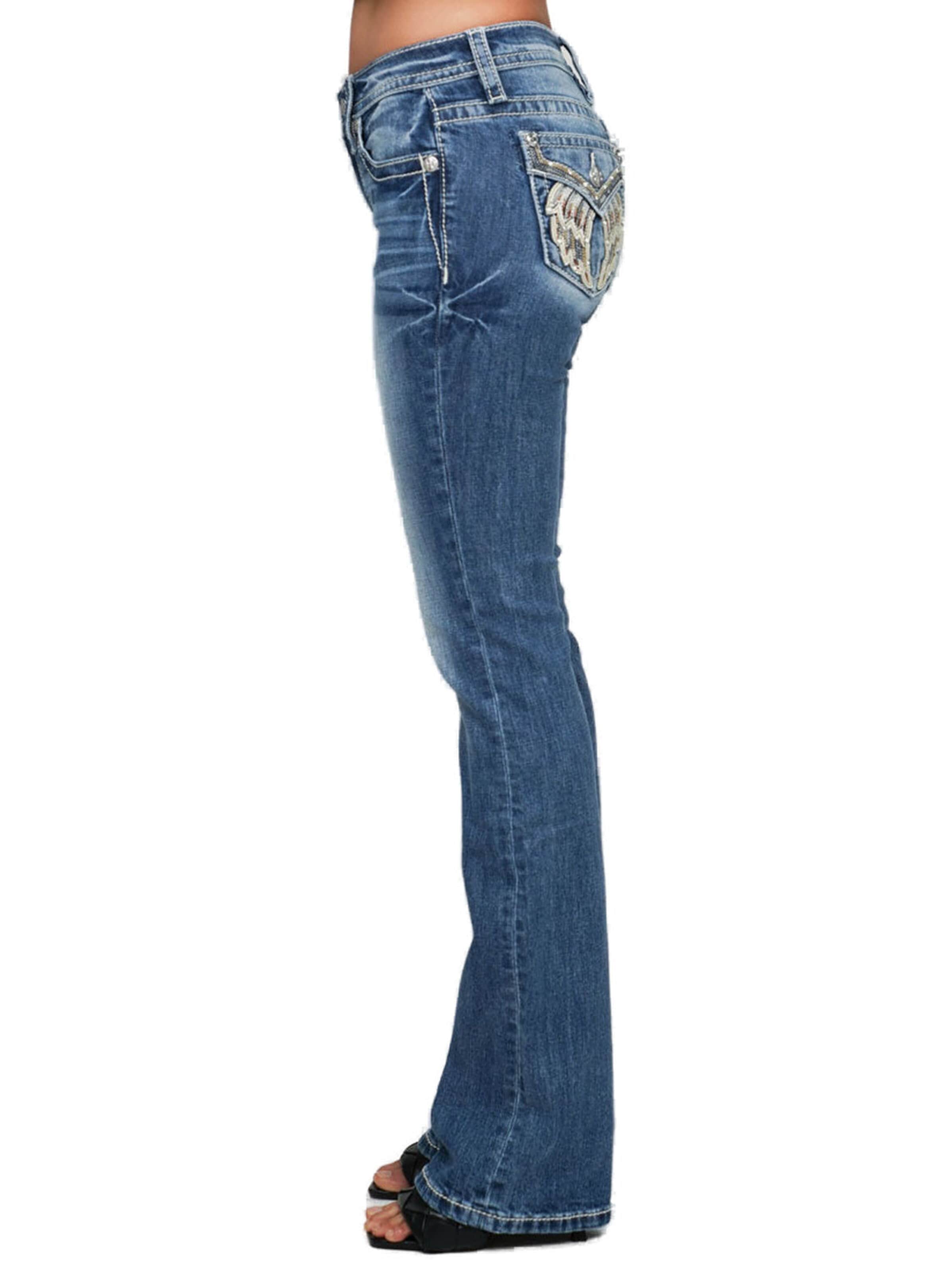 Miss Me - Bootcut Vaquero 'M1075' en azul
