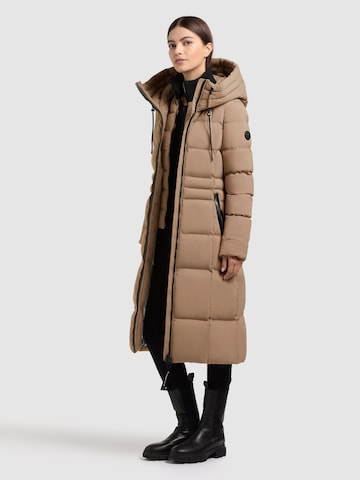 khujo Jacke 'Enakh' in Braun