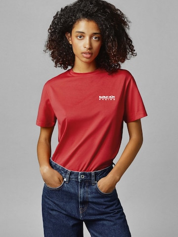 T-Shirt 'STOP' Pepe Jeans en rouge