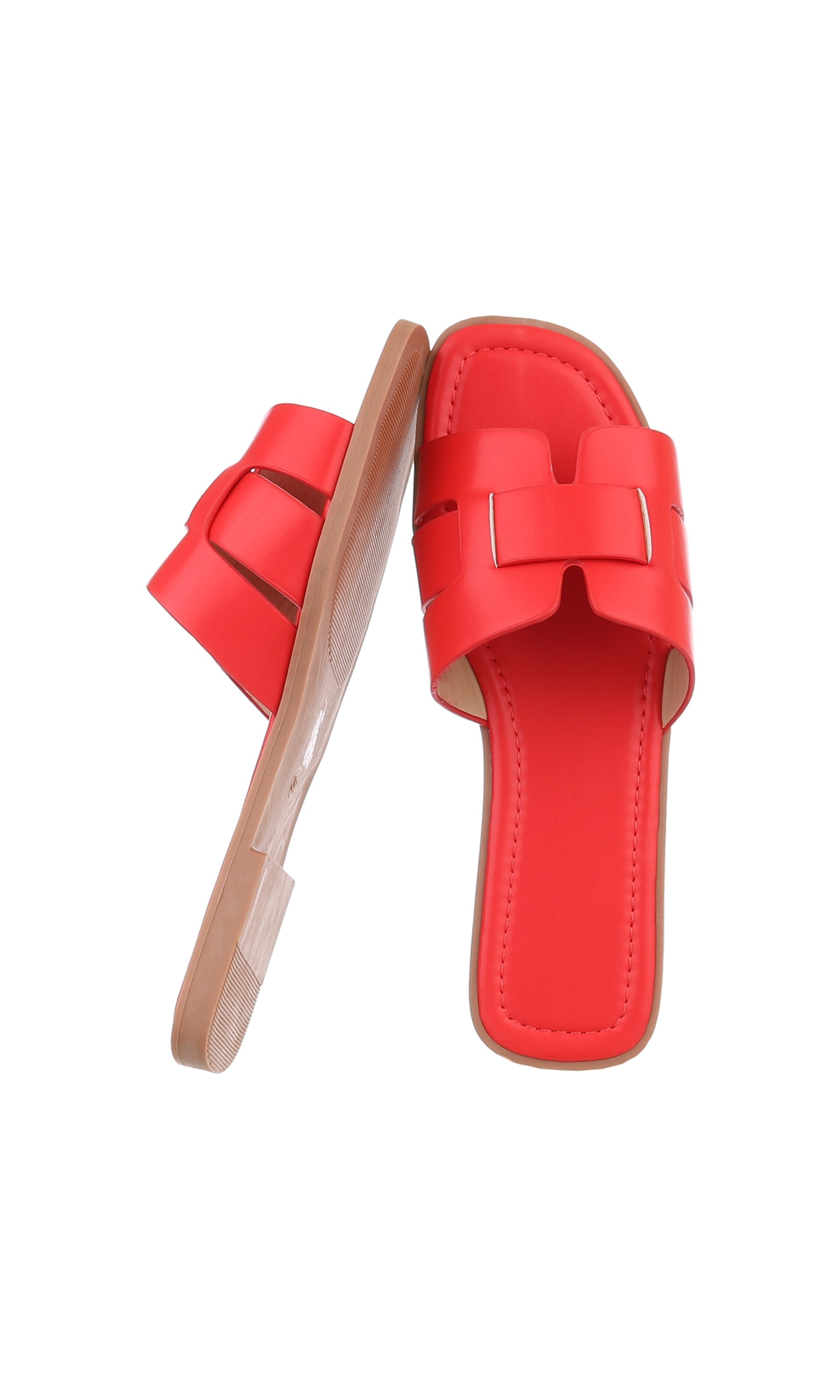 Ital-Design Mules in Red