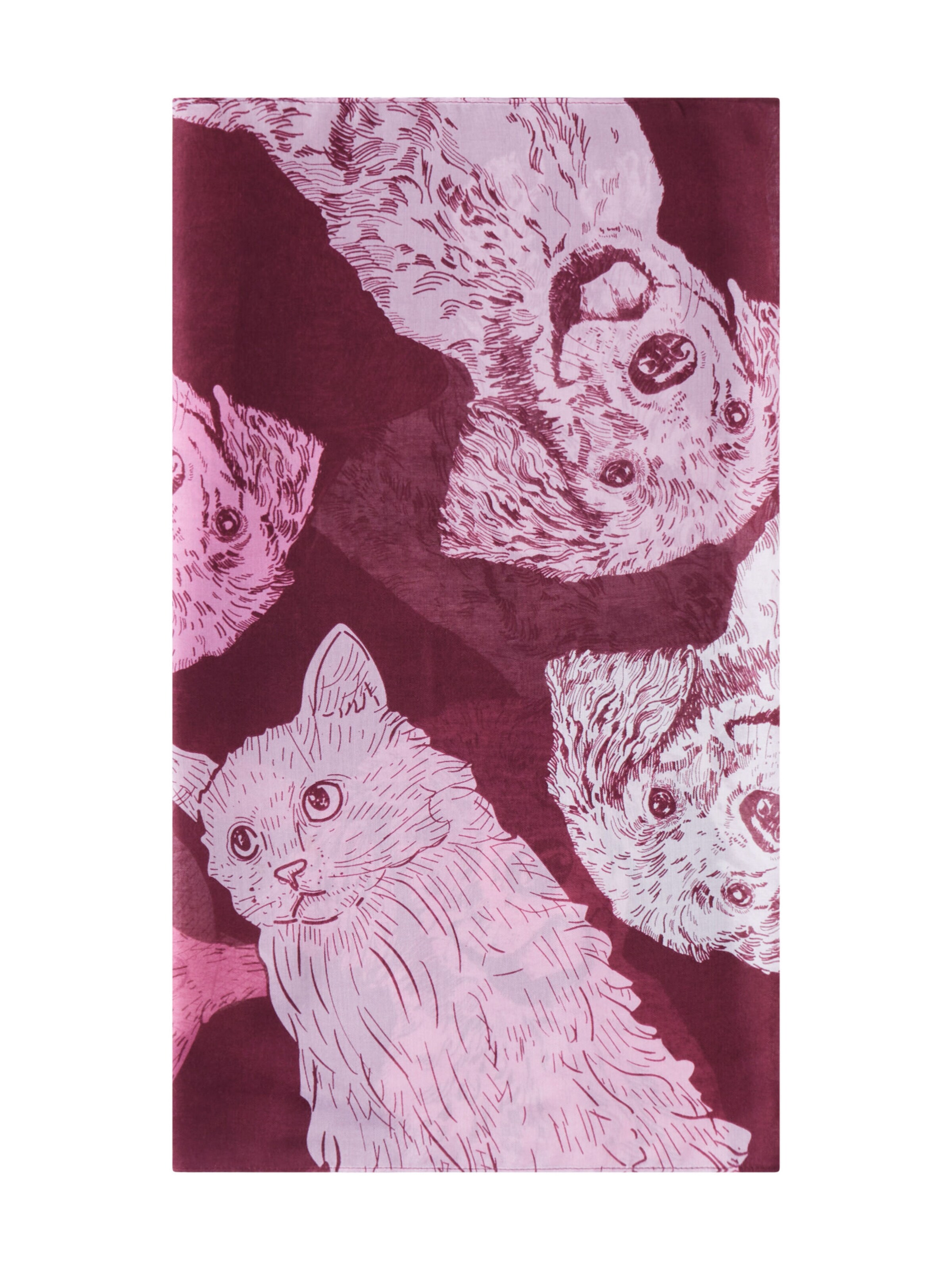 CODELLO Sjaal in Rood