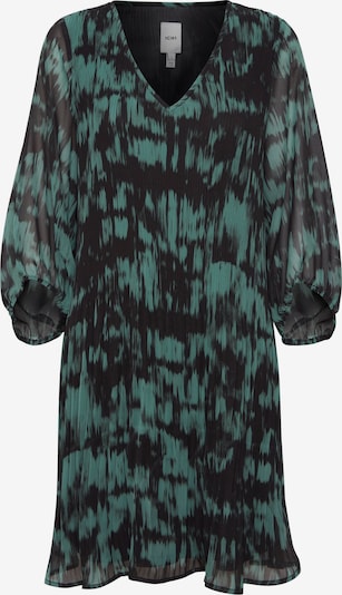 ICHI Sommerkleid in grün / schwarz, Produktansicht